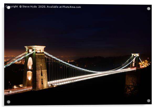 Clifton Suspension Bridge, Bristol Acrylic by Steve Hyde