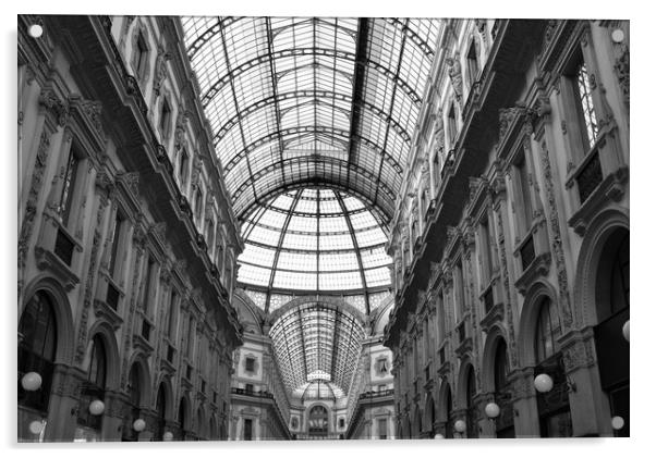 The Galleria Vittorio Emanuele II is Italy's oldes Acrylic by M. J. Photography