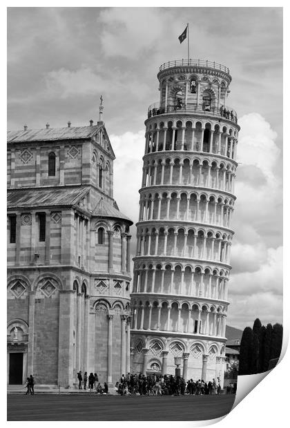 The Leaning Tower of Pisa  Print by M. J. Photography