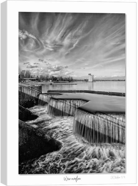 Strathclyde country park weir Canvas Print by JC studios LRPS ARPS
