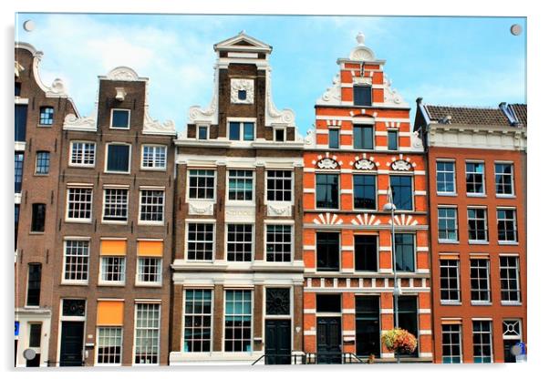 Amsterdam is a fascinating architecture mixture of Acrylic by M. J. Photography