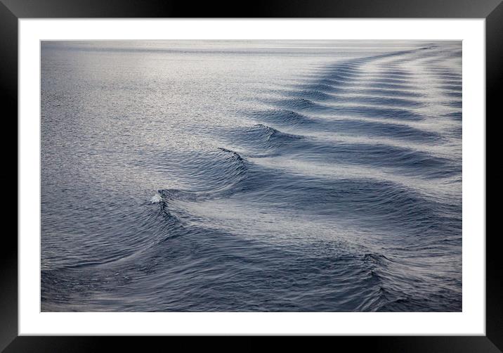 Water waves on Loch Ness  Framed Mounted Print by Alexey Rezvykh