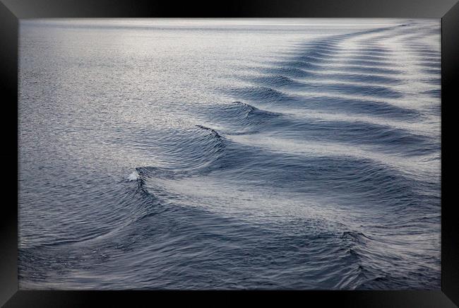 Water waves on Loch Ness  Framed Print by Alexey Rezvykh