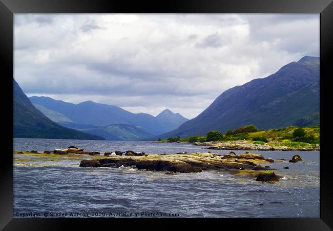 Loch Etive Framed Print by Steven Watson