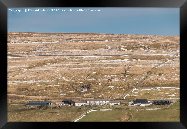 Bowes Close Farm, Upper Teesdale Framed Print by Richard Laidler