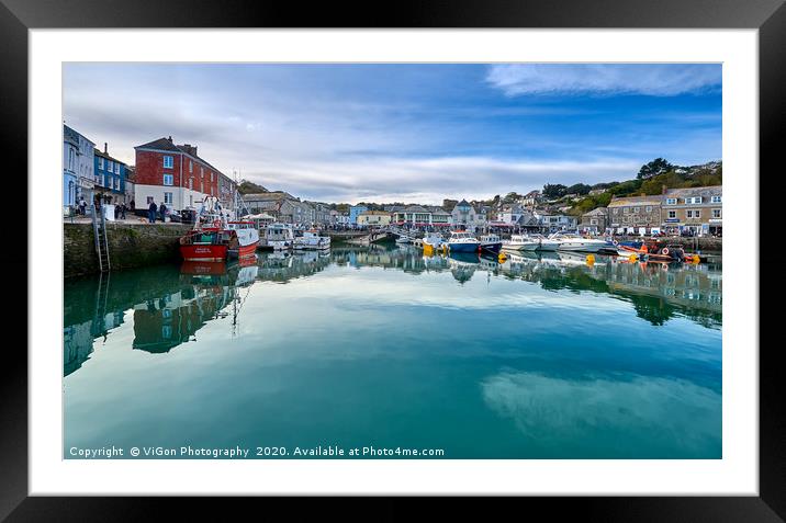 Padstow Harbour Framed Mounted Print by Gordon Maclaren