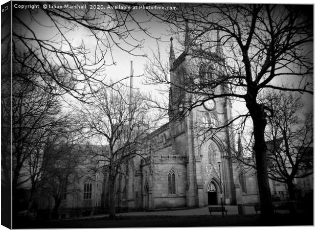 Blackburn Cathedral, Canvas Print by Lilian Marshall