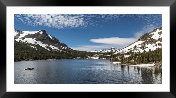 Ellery Lake Framed Mounted Print by Ray Hill