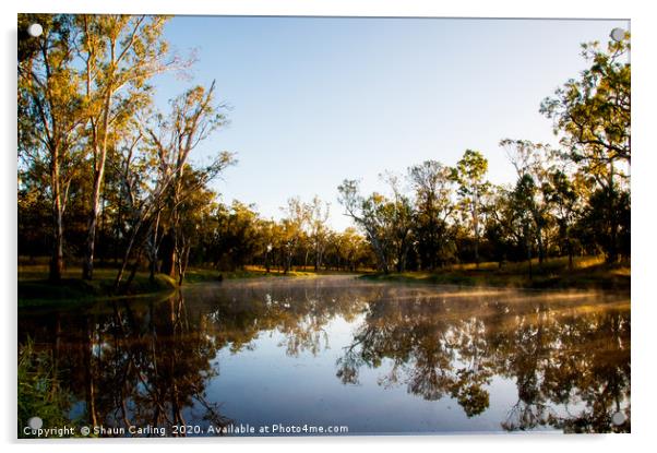 Judds Lagoon, Outback Australia Acrylic by Shaun Carling
