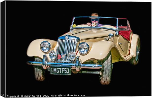 MG TF 1953 Roadster Canvas Print by Shaun Carling