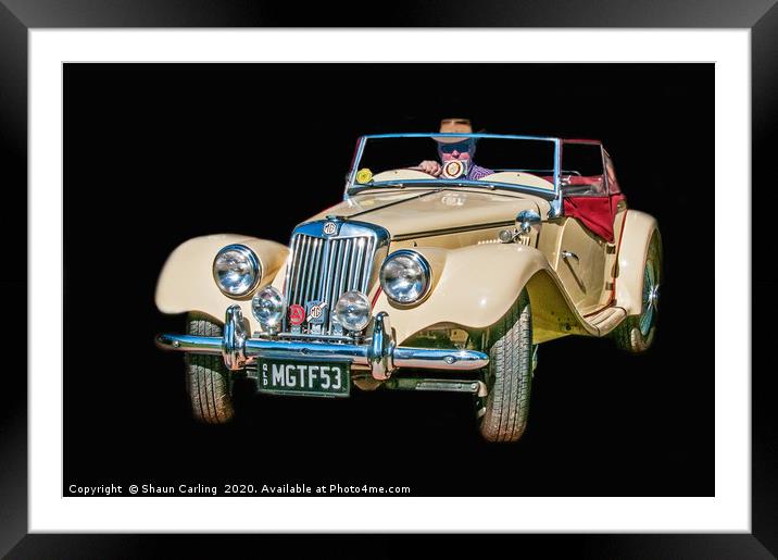 MG TF 1953 Roadster Framed Mounted Print by Shaun Carling