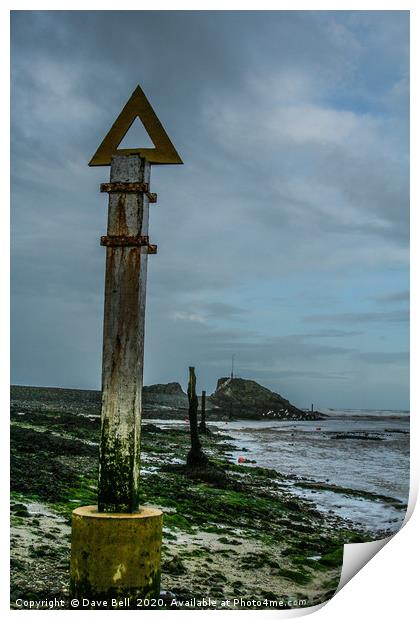Atmospheric Post  Print by Dave Bell