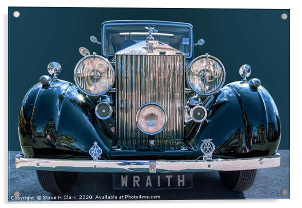 1939 Rolls-Royce Wraith Acrylic by Steve H Clark