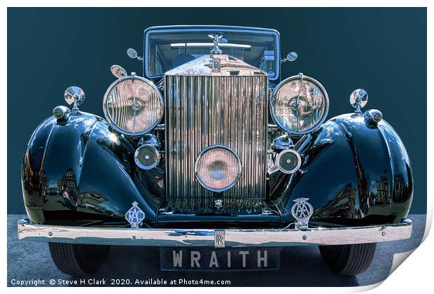 1939 Rolls-Royce Wraith Print by Steve H Clark