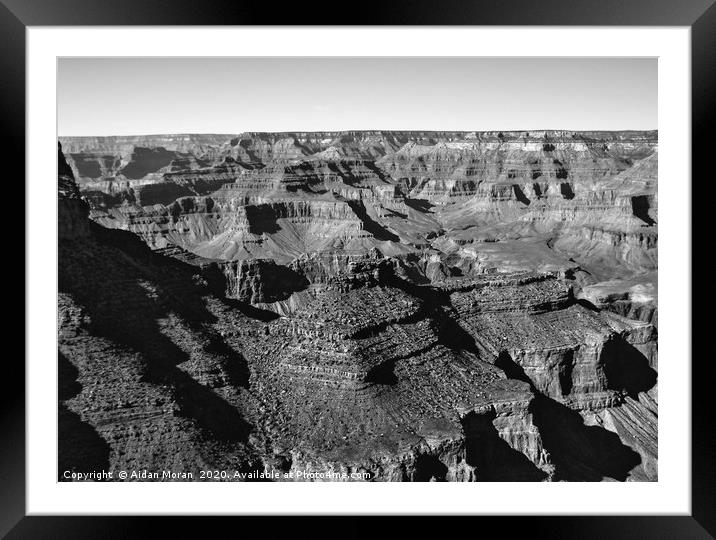 Grand Canyon View  Framed Mounted Print by Aidan Moran