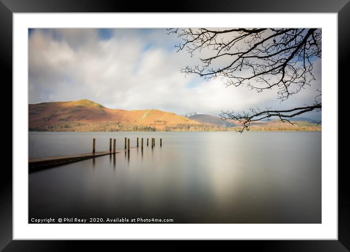 Ashness Jetty Framed Mounted Print by Phil Reay