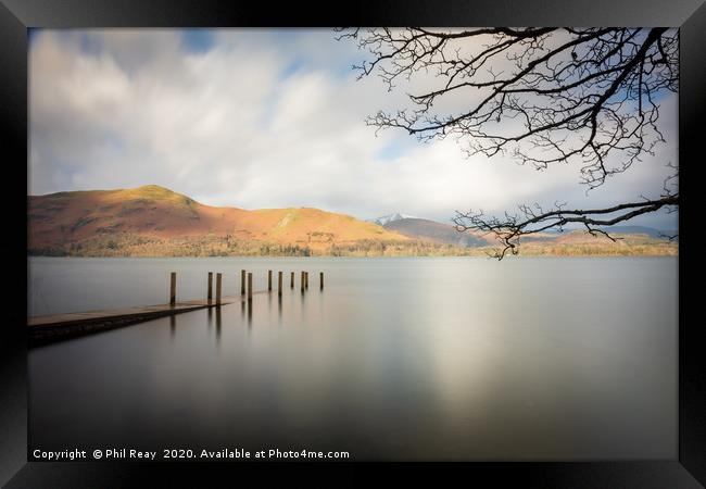Ashness Jetty Framed Print by Phil Reay