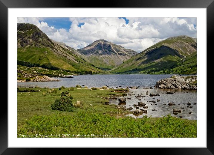 Clouds over Great Gable  Framed Mounted Print by Martyn Arnold