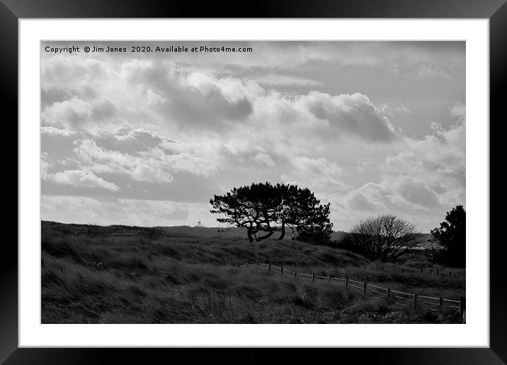 The Sand Dunes at Druridge Bay in Northumberland. Framed Mounted Print by Jim Jones