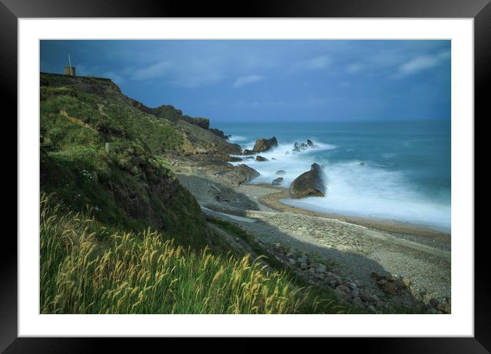 Wild North Cornwall by Dave Bell Framed Mounted Print by Dave Bell