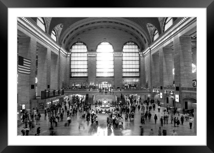 Grand Central Station New York Framed Mounted Print by Karen Slade
