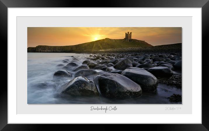 Dunstanburgh Castle Framed Mounted Print by JC studios LRPS ARPS