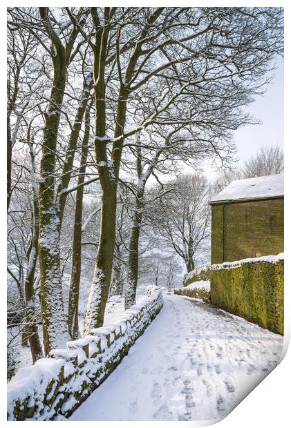 Coldwell Clough, Hayfield, Derbyshire Print by Andrew Kearton