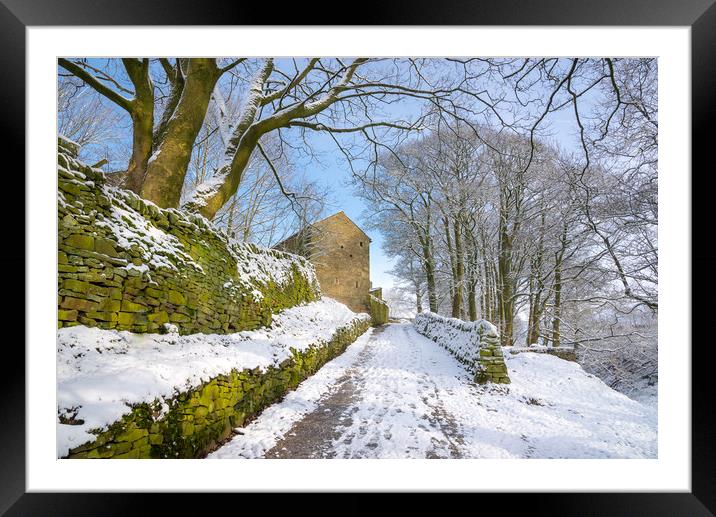 Coldwell Clough, Hayfield, Derbyshire Framed Mounted Print by Andrew Kearton