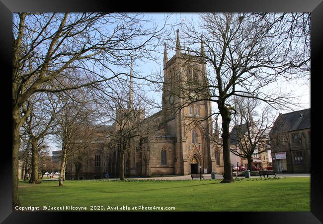 Blackburn Cathedral, Lancashire. Framed Print by Jacqui Kilcoyne