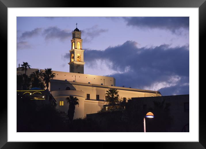 Jaffa, in Hebrew Yafo and in Arabic Yafa, the sout Framed Mounted Print by M. J. Photography