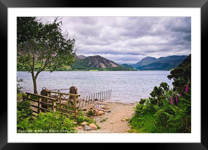 Clouds over Ennerdale Water Framed Mounted Print by Martyn Arnold