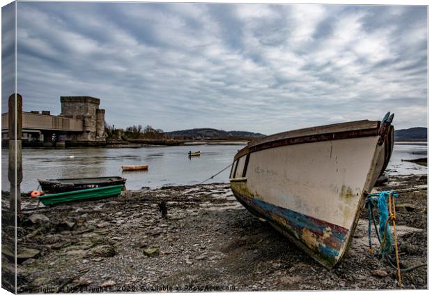 Conwy  Canvas Print by Mike Hughes