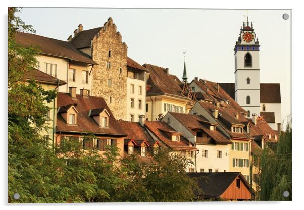 Aarau town, a municipality, and the capital of the Acrylic by M. J. Photography