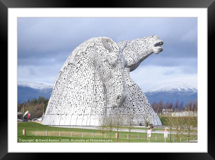 the Kelpies, Helix Park, Scotland Framed Mounted Print by Photogold Prints