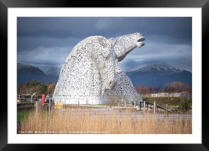 the Kelpies, the Helix, Falkirk, Scotland  Framed Mounted Print by Photogold Prints