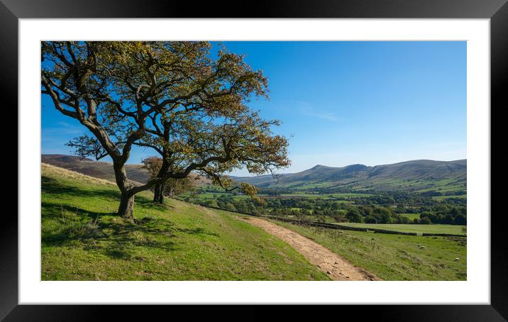 Vale of Edale, Peak District, Derbshire Framed Mounted Print by Andrew Kearton