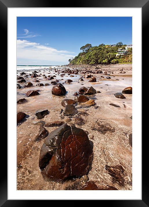 Boulders Framed Mounted Print by Stephen Mole