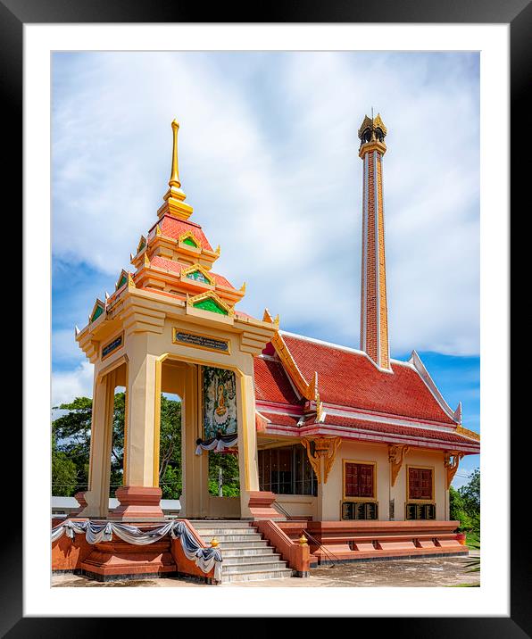 Thailand Hua Hin Chinese Temple Complex Framed Mounted Print by Antony McAulay