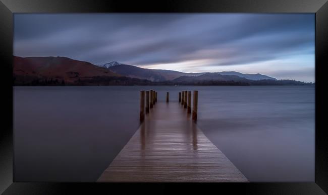 Ashness Jetty Framed Print by Marcia Reay