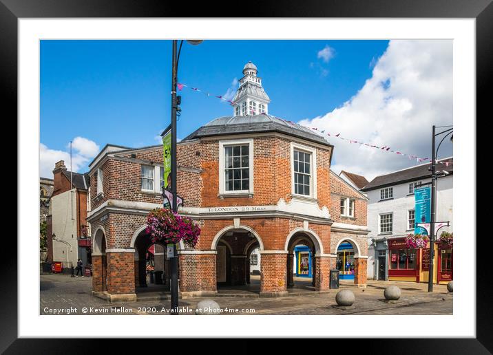 The Cornmarket building on High Street Framed Mounted Print by Kevin Hellon