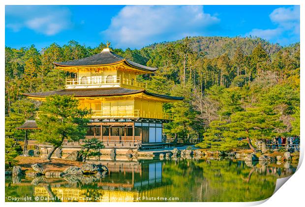 Kinkakuji Golden Pavilion, Kyoto, Japan Print by Daniel Ferreira-Leite