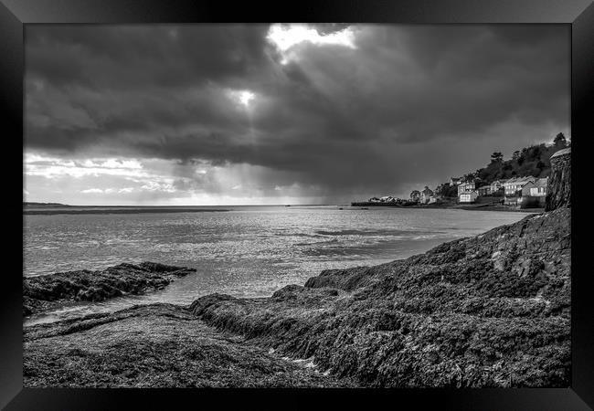 Storm Over Dovey, Aberdovey, Wales, UK Framed Print by Mark Llewellyn