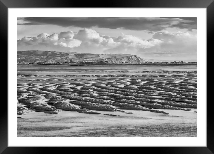 Low Tide at Aberdovey, Wales, UK Framed Mounted Print by Mark Llewellyn
