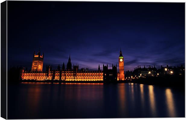 The Houses of Parliament Canvas Print by Sebastian Wuttke