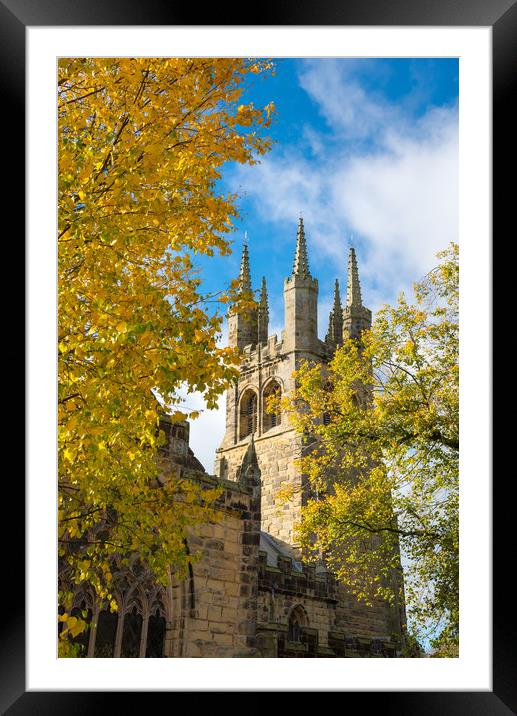 Cathedral of the Peak, Tideswell, Derbyshire Framed Mounted Print by Andrew Kearton
