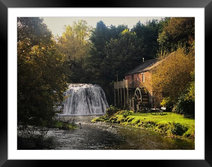 Water Wheel Framed Mounted Print by Emma Dickson