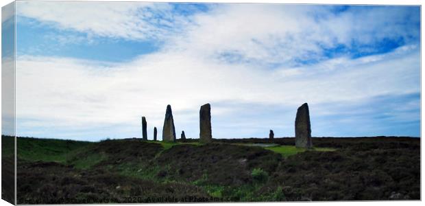 The Ring of Brodgar Canvas Print by Steven Watson