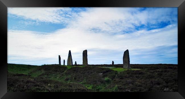 The Ring of Brodgar Framed Print by Steven Watson