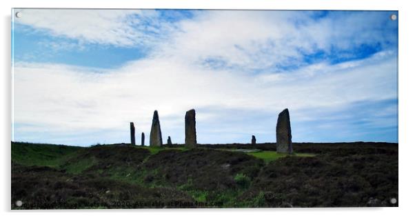 The Ring of Brodgar Acrylic by Steven Watson