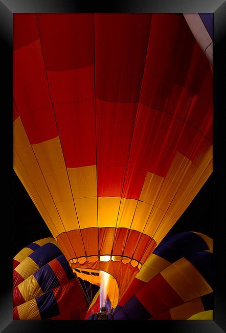 Night flight Framed Print by Mike Dawson